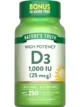 VITAMIN D3 1000 IU (25 MCG) 250 Quick Release Softgels