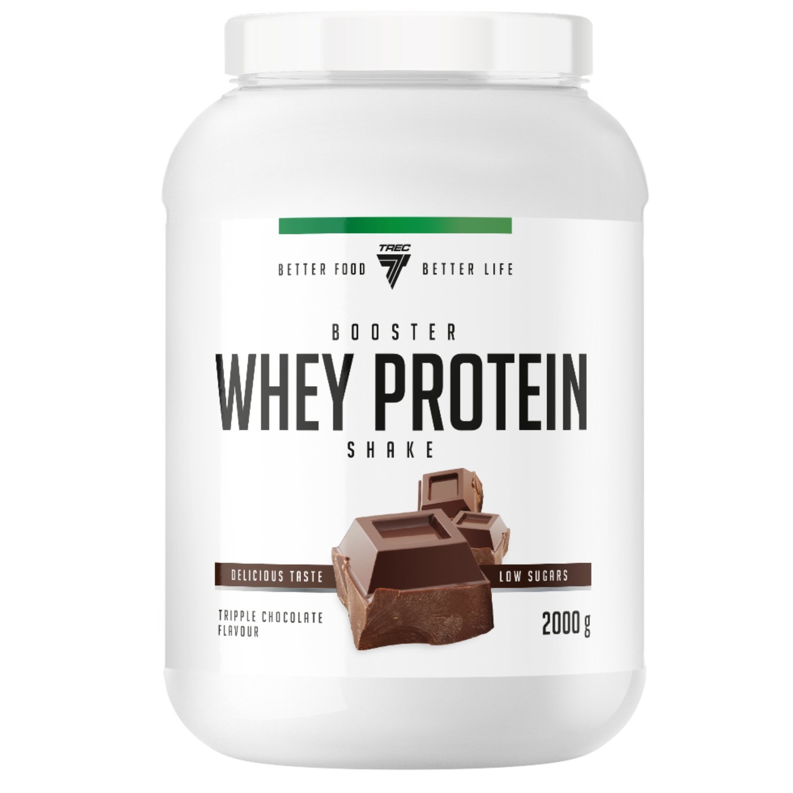 TREC-BOOSTER-WHEY-PROTEIN-2000-g-Triple-Chocolate.jpg Trec Booster Whey Protein 2kg Triple Chocolate - Image 1