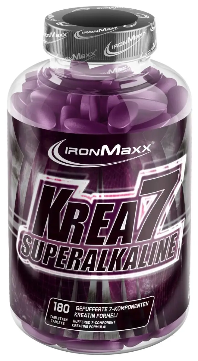 krea-7-creatine-tab.webp Ironmax Krea7 SuperAlkaline 180 tab - Image 1