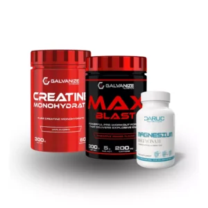 Creatine + Pre-Workout + Magnesium Stack | Strength, Pump & Recovery Bundle
