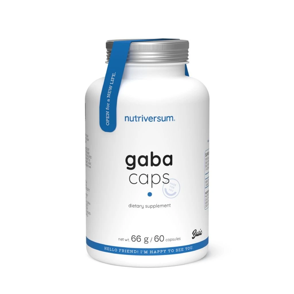 15906_nutriversum-gaba-60-kapsli.jpg Nutriversum Basic GABA Caps – 60 Capsules - الصورة 1
