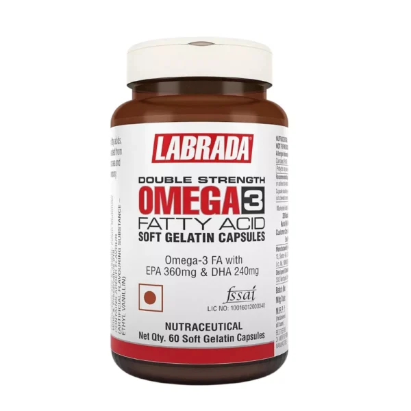 Labrada Omega-3 with Vitamin E 90 Softgels | EPA 180 DHA 120