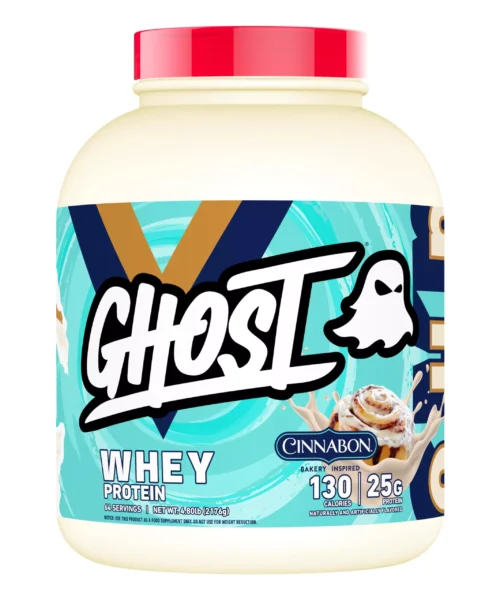 GHOST Whey Protein 5LB 64 servings premium whey protein powder at Qimia Oman