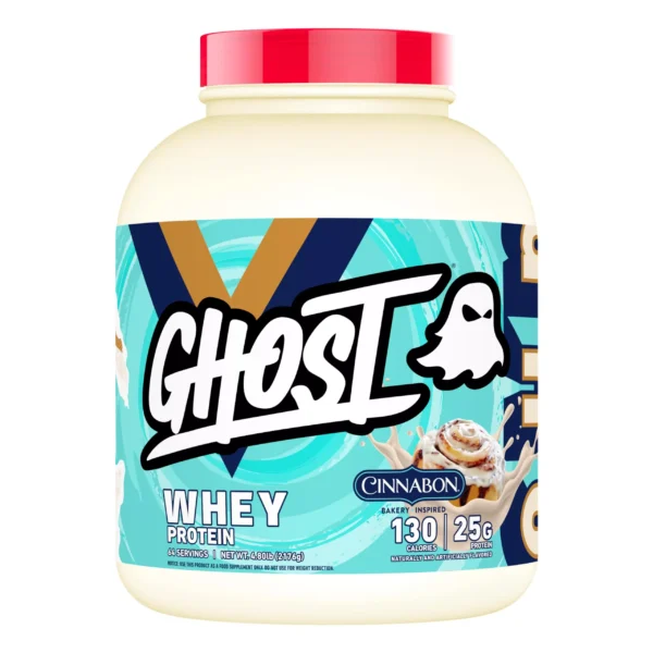 GHOST Whey Protein 5LB 64 servings premium whey protein powder at Qimia Oman