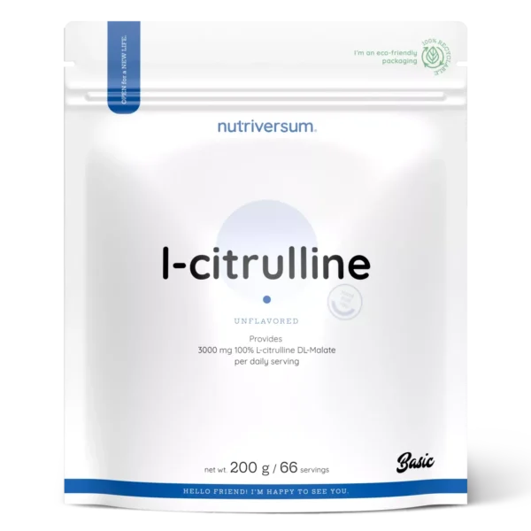 Nutriversum Basic Citrulline 200g Unflavored | Pump & Endurance Support
