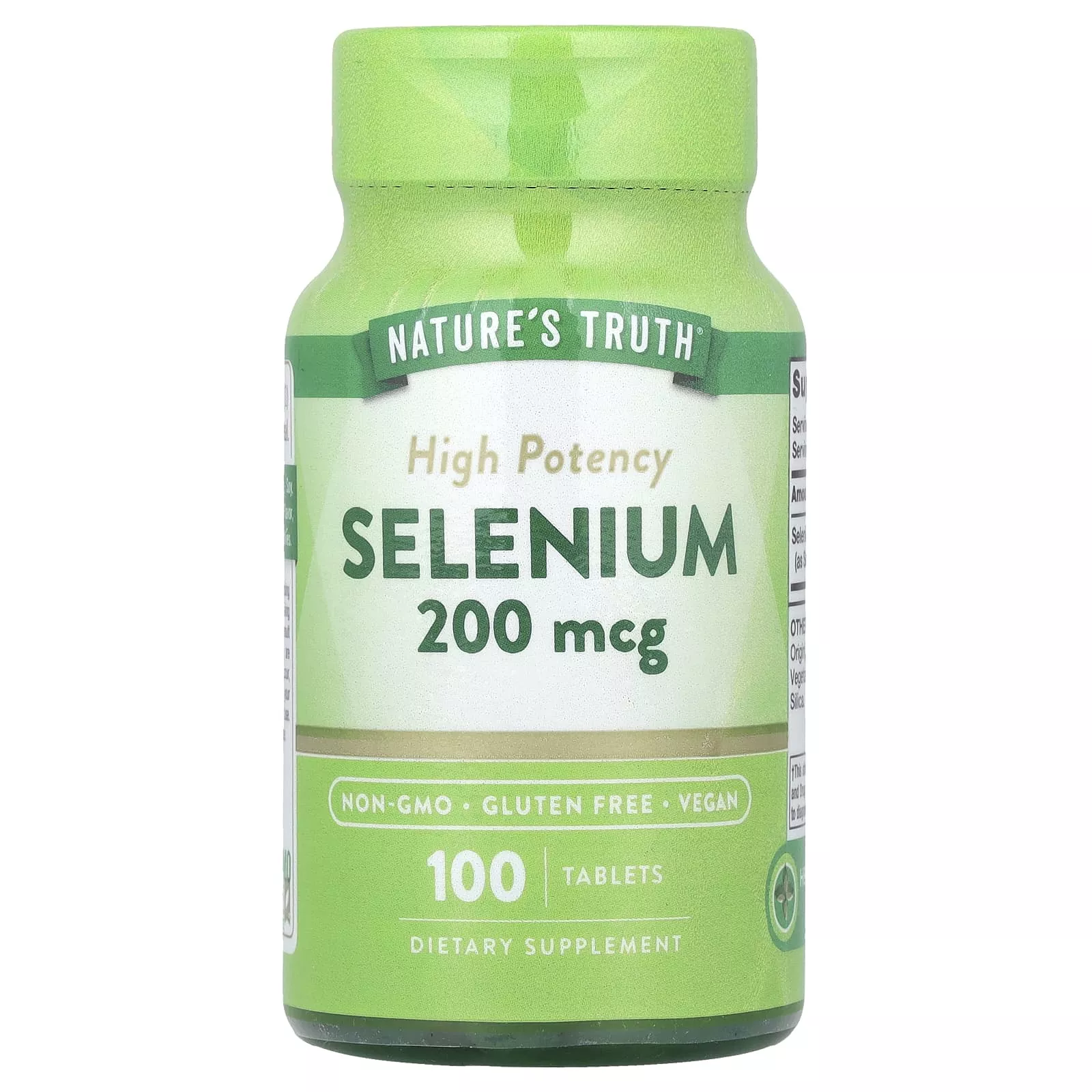 0560c62513fcdd42d18d24d4ca463152356d4fb5-original-6a284df22364a Nature's Truth SELENIUM 200MCG 100 Tabs - Image 1