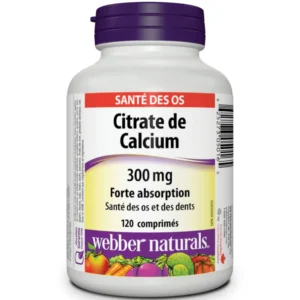 WEBBER NATURAL CAL. CITRATE+VITD3 300MG 350 Tabs