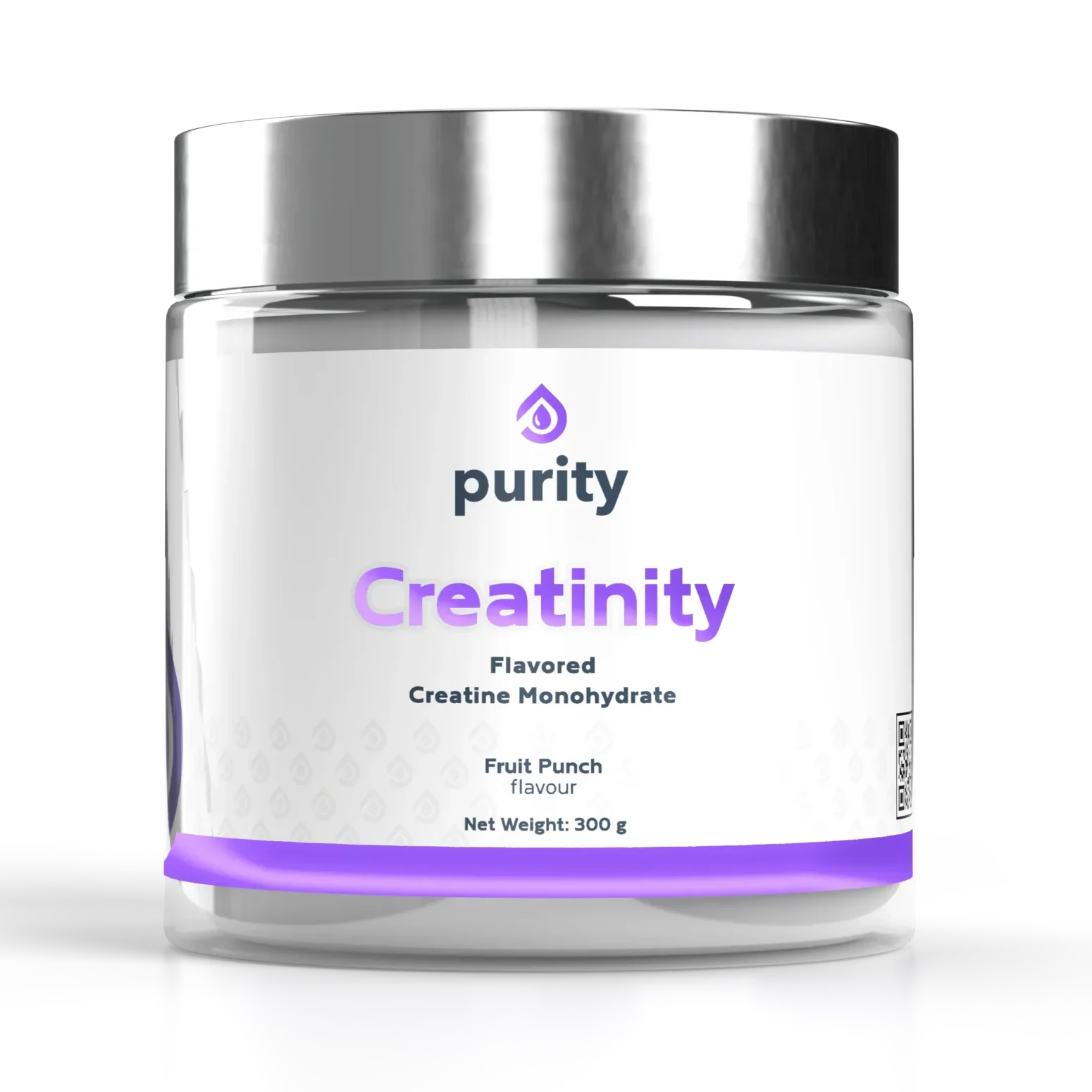 Purity_PURE_CREATINITY_300g_3D_Transparent_Bgr-1.png Purity Creatinity-Creatine 300 G - Image 1