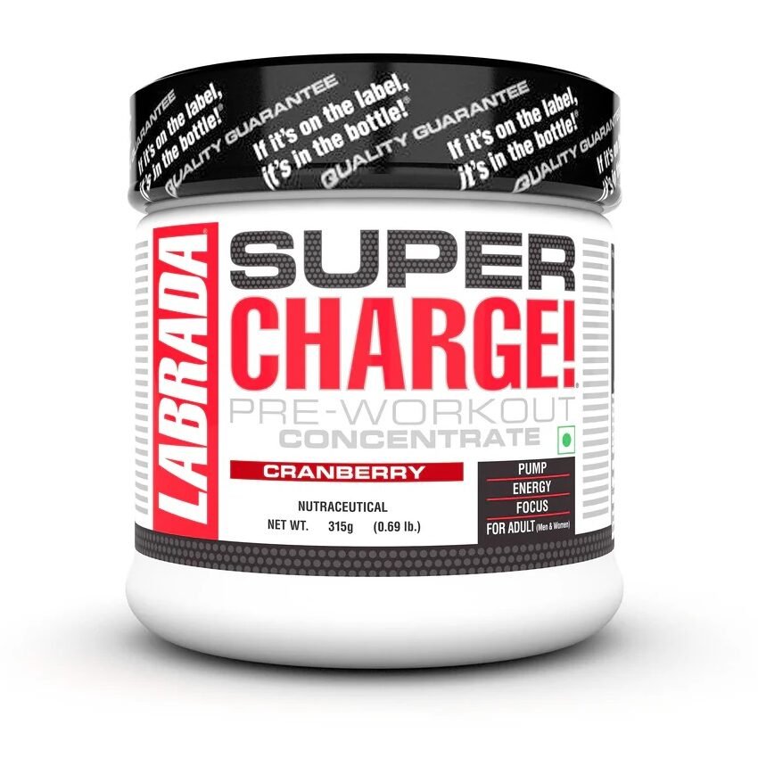 labrada-super-charge-pre-workout-concentrate-315-g-cranberry-01 Labrada Super Charge 63 Servings 315 G - Image 1