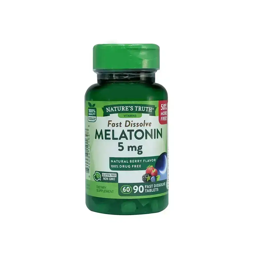 melatonin NT Nature's Truth MELATONIN 5MG 90 Tabs - Image 1