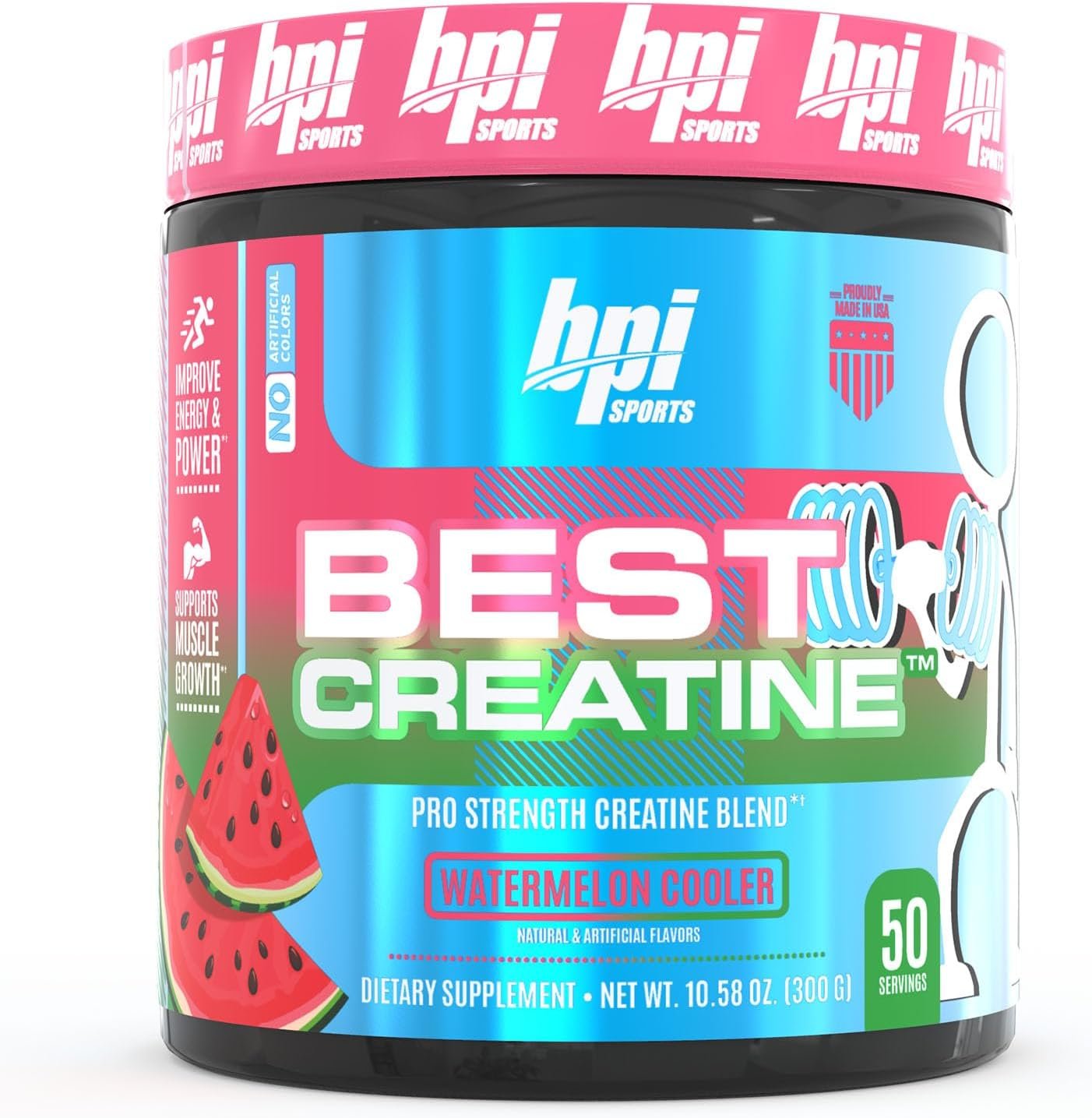 BPI CRE bpi Best Creatine 300g watermelon 50SERV - Image 1